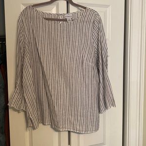 Business casual top, striped